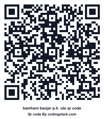 Bamhani Banjar P.h. UTS QR Code