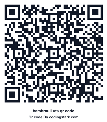 Bamhrauli UTS QR Code