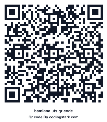 Bamiana UTS QR Code