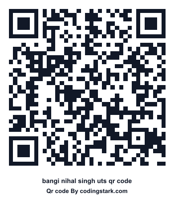 Bangi Nihal Singh UTS QR Code