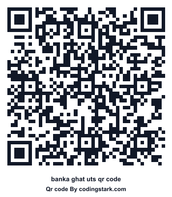 Banka Ghat UTS QR Code