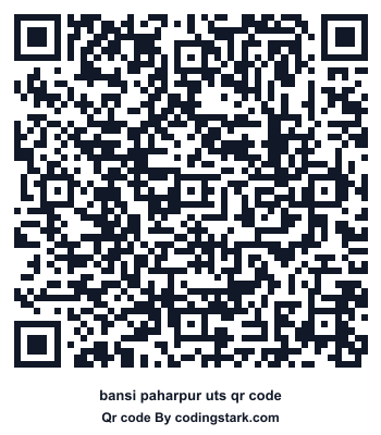 Bansi Paharpur UTS QR Code