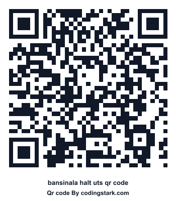 Bansinala Halt UTS QR Code