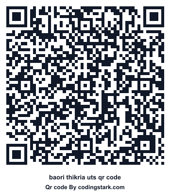 Baori Thikria UTS QR Code