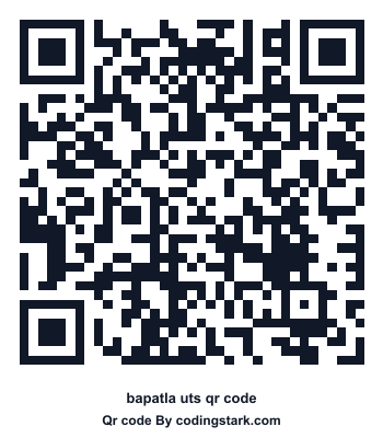 Bapatla UTS QR Code