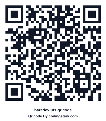 Baradev UTS QR Code