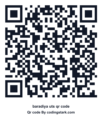 Baradiya UTS QR Code