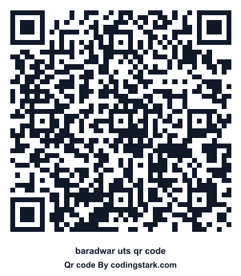 Baradwar UTS QR Code