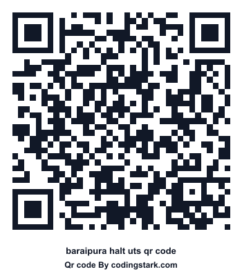 Baraipura Halt UTS QR Code
