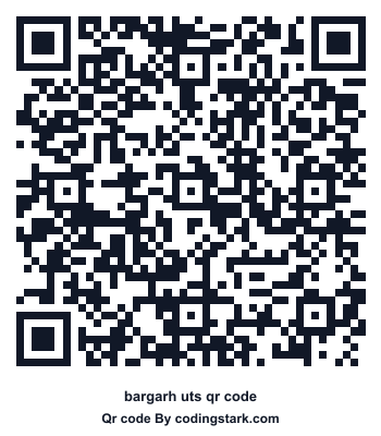 Bargarh UTS QR Code