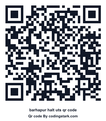 Barhapur Halt UTS QR कोड