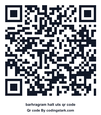 Barhragram Halt UTS QR Code