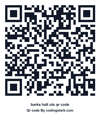 Barka Halt UTS QR Code