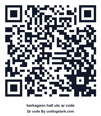 Barkagaon Halt UTS QR Code