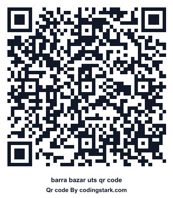 Barra Bazar UTS QR Code