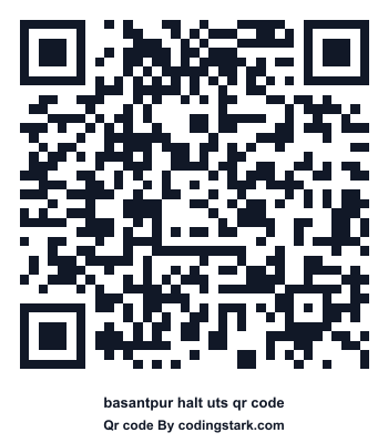 Basantpur Halt UTS QR Code