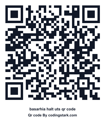 Basarhia Halt UTS QR Code