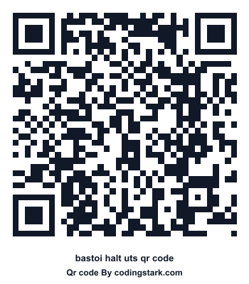 Bastoi Halt UTS QR Code