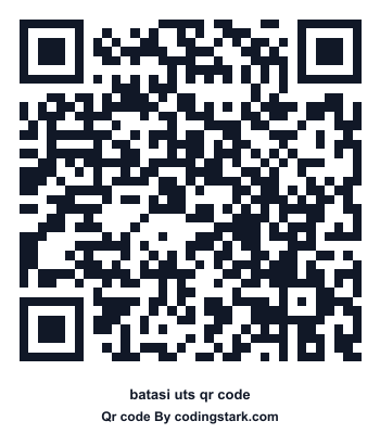Batasi UTS QR Code