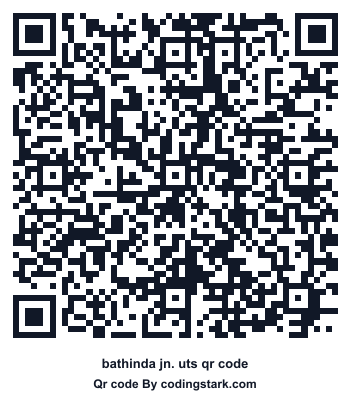 Bathinda Jn. UTS QR Code