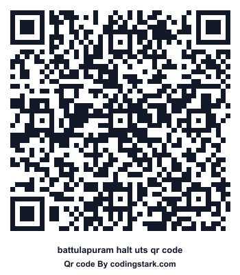 Battulapuram Halt UTS QR Code