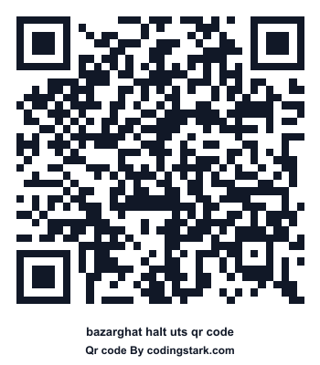 Bazarghat Halt UTS QR Code