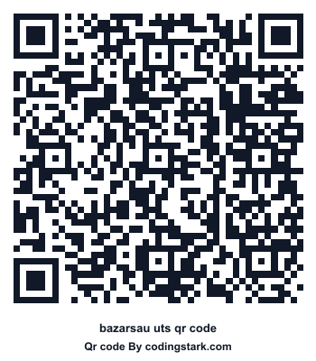 Bazarsau UTS QR Code