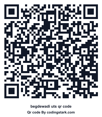 Begdewadi UTS QR Code
