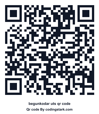 Begunkodar UTS QR Code
