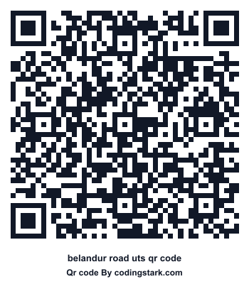 Belandur Road UTS QR Code