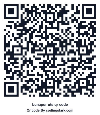 Benapur UTS QR Code