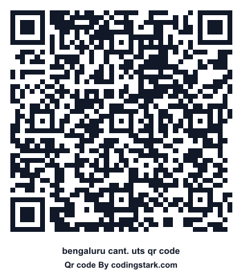Bengaluru Cant. UTS QR Code