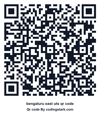 Bengaluru East UTS QR Code