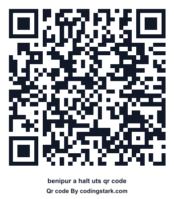 Benipur A Halt UTS QR Code