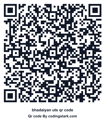 Bhadaiyan UTS QR Code