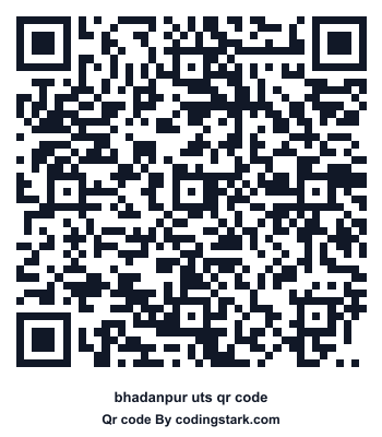 Bhadanpur UTS QR Code