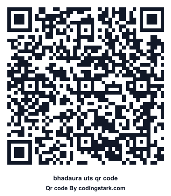 Bhadaura UTS QR Code