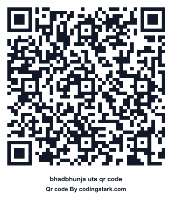 Bhadbhunja UTS QR Code