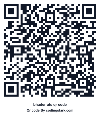 Bhader UTS QR Code