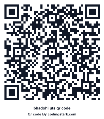 Bhadohi UTS QR Code