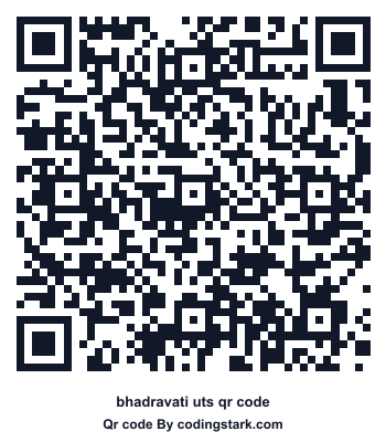 Bhadravati UTS QR Code