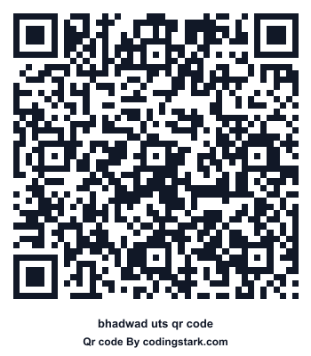Bhadwad UTS QR Code