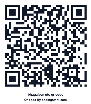 Bhagalpur UTS QR Code