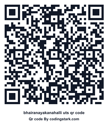 Bhairanayakanahalli UTS QR Code