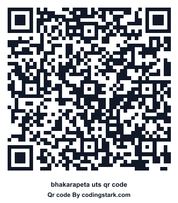 Bhakarapeta UTS QR Code