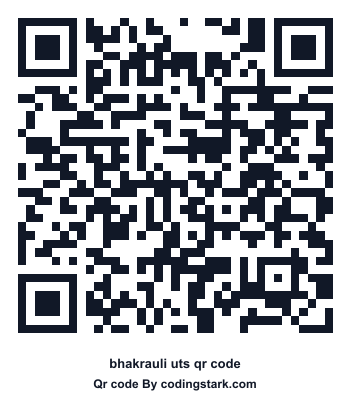 Bhakrauli UTS QR Code