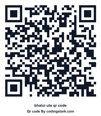 Bhalui UTS QR Code