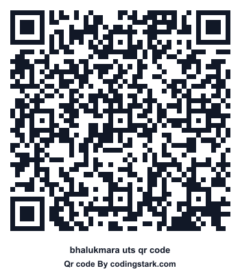 Bhalukmara UTS QR Code