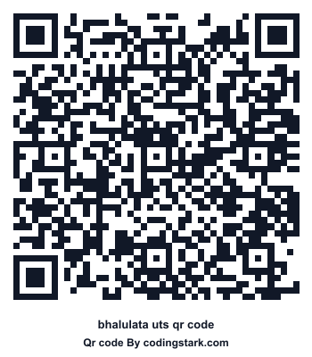 Bhalulata UTS QR Code