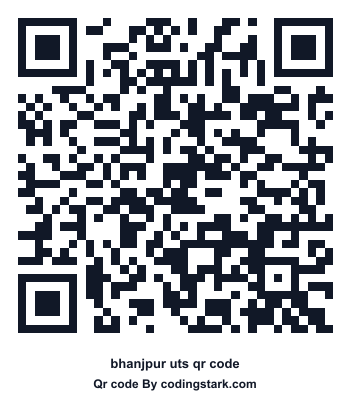 Bhanjpur UTS QR कोड